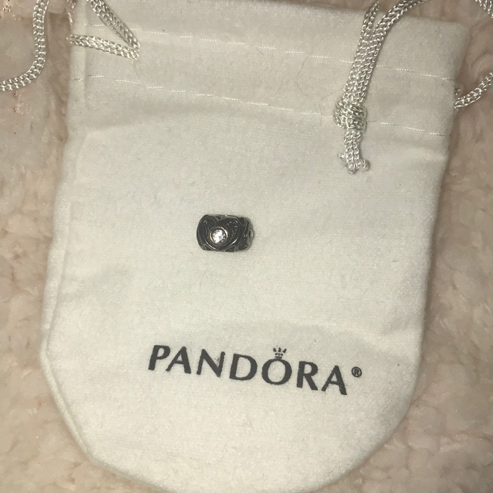 Authentic pandora heart charm